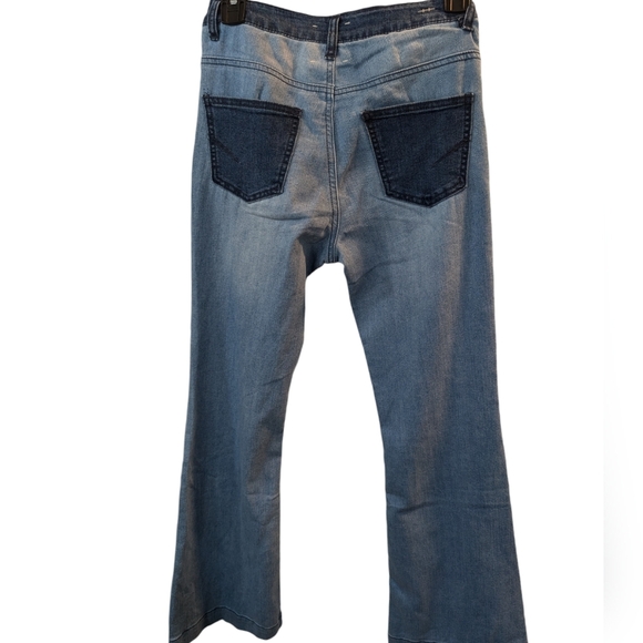 Habitual Kids Patchwork Panel Flare Jeans...Size 16 - Picture 5 of 8